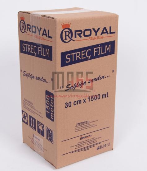 MARS Ambalaj - ROYAL-8mic, 30cm, 1000mt Streç Film
